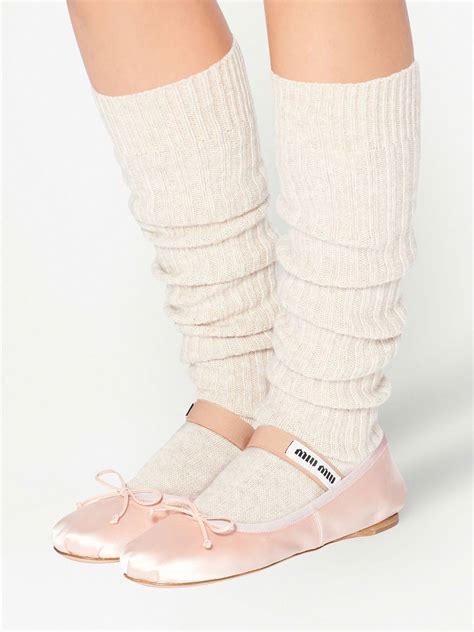 miu miu ballet slippers|farfetch ballet flats.